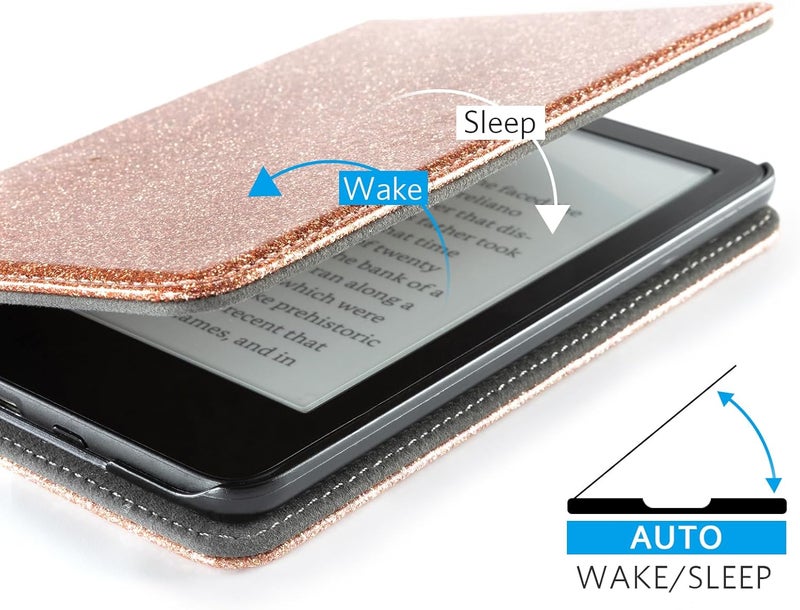 CoBak Case for 6" Tablet Cases (2024 & 2022, 11th Gen) - PU Leather Smart Cover with Auto Sleep/Wake & Hand Strap, Premium Protective Case for Tablet Case - Image 3